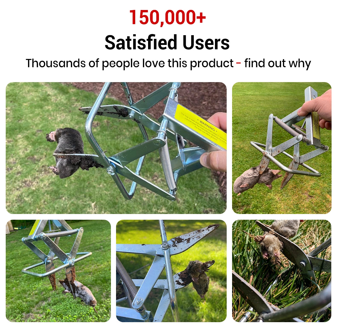 150000+ satisfied users. thouands of people love polaflex trap
