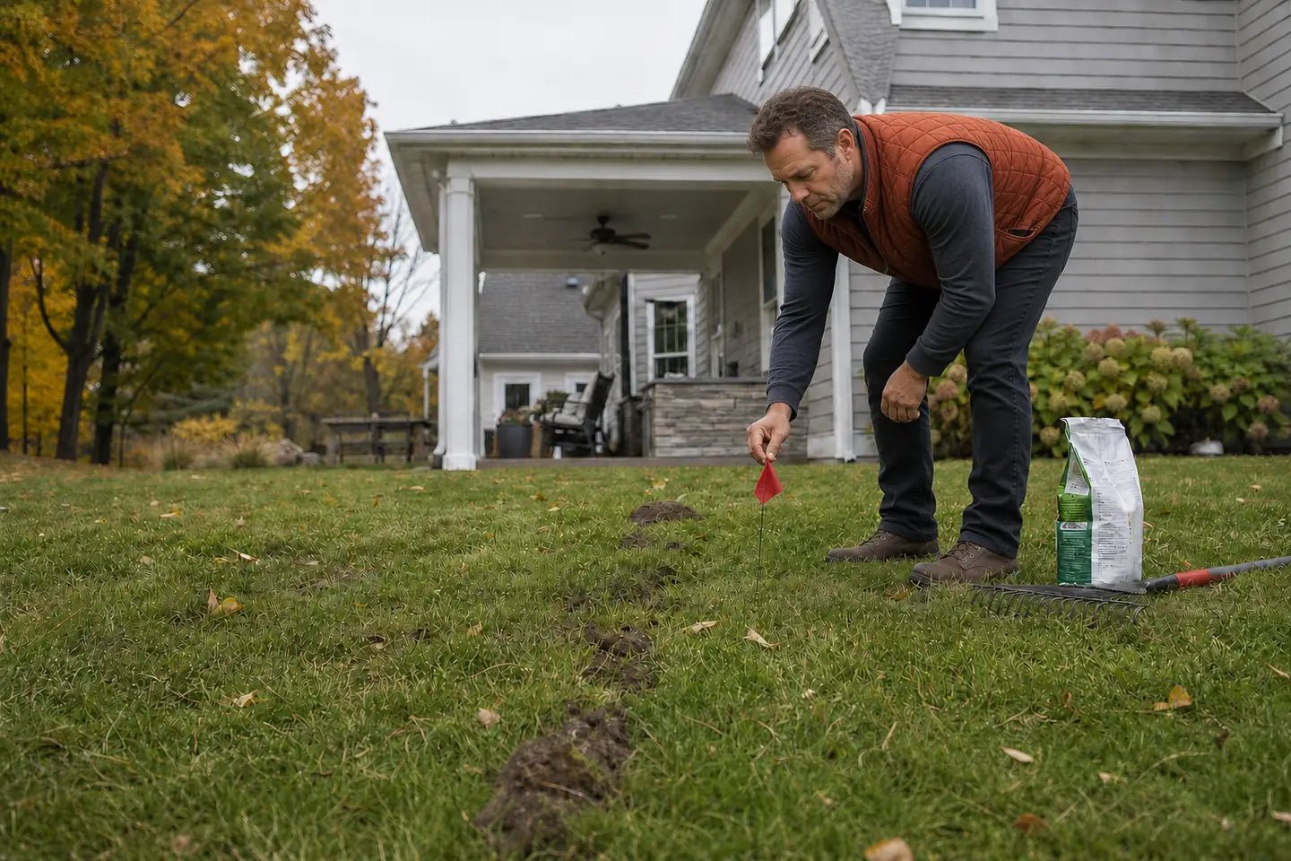 How to Repair Mole Damage in Your Lawn: Trap First or Repair First? - POLAFLEX