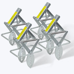 POLAFLEX Jagged Mole Trap 4 - Pack – Built for Medium to Large Yards (Up to 1 Acre) - POLAFLEX
