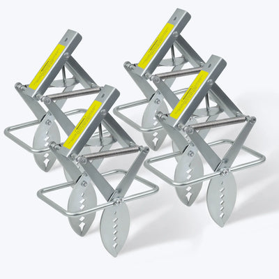 POLAFLEX Jagged Mole Trap 4 - Pack – Built for Medium to Large Yards (Up to 1 Acre) - POLAFLEX