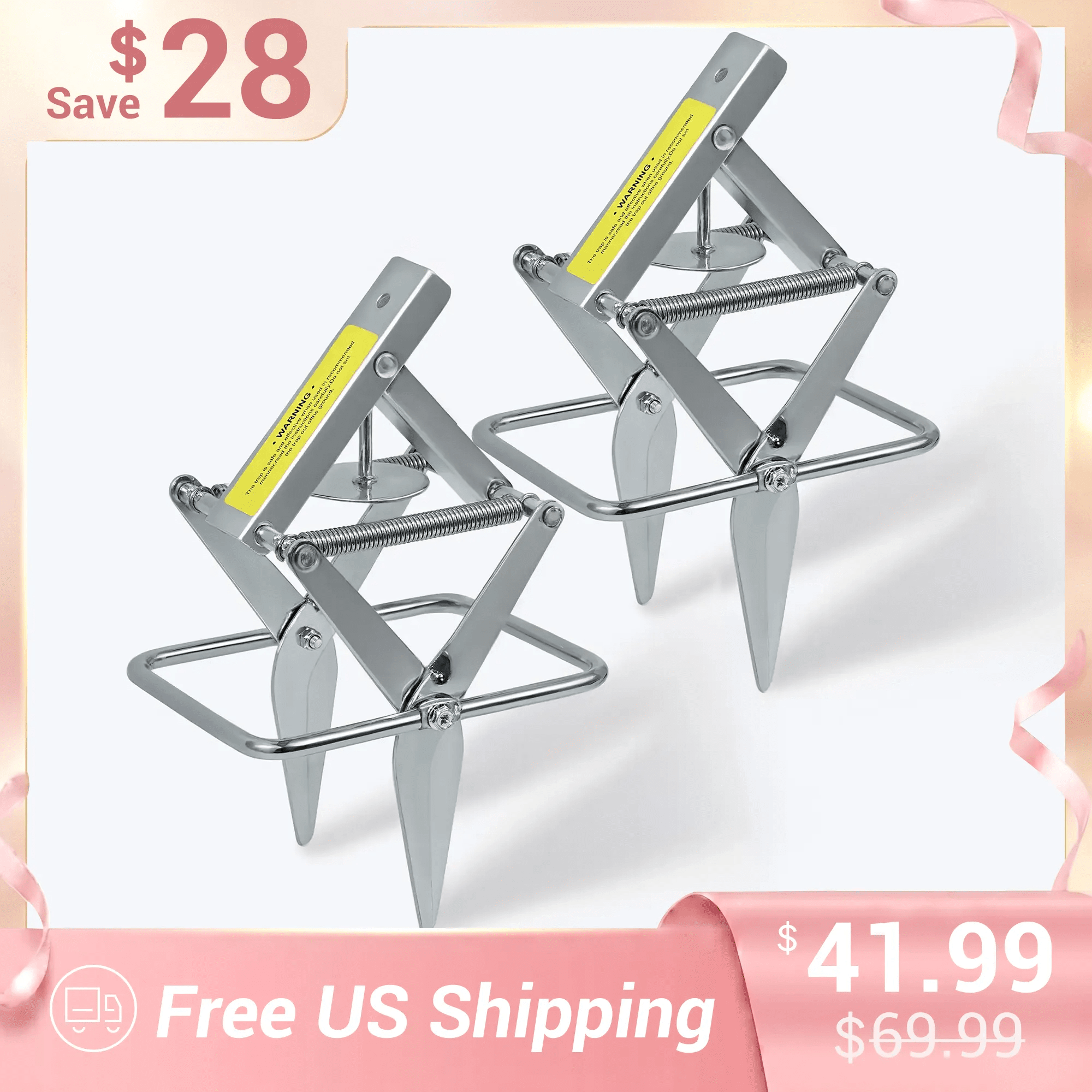 POLAFLEX Scissor Mole Trap 2 Pack - POLAFLEX