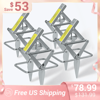 POLAFLEX Scissor Mole Trap 4 Pack – Built for Medium to Large Yards (Up to 1 Acre) - POLAFLEX