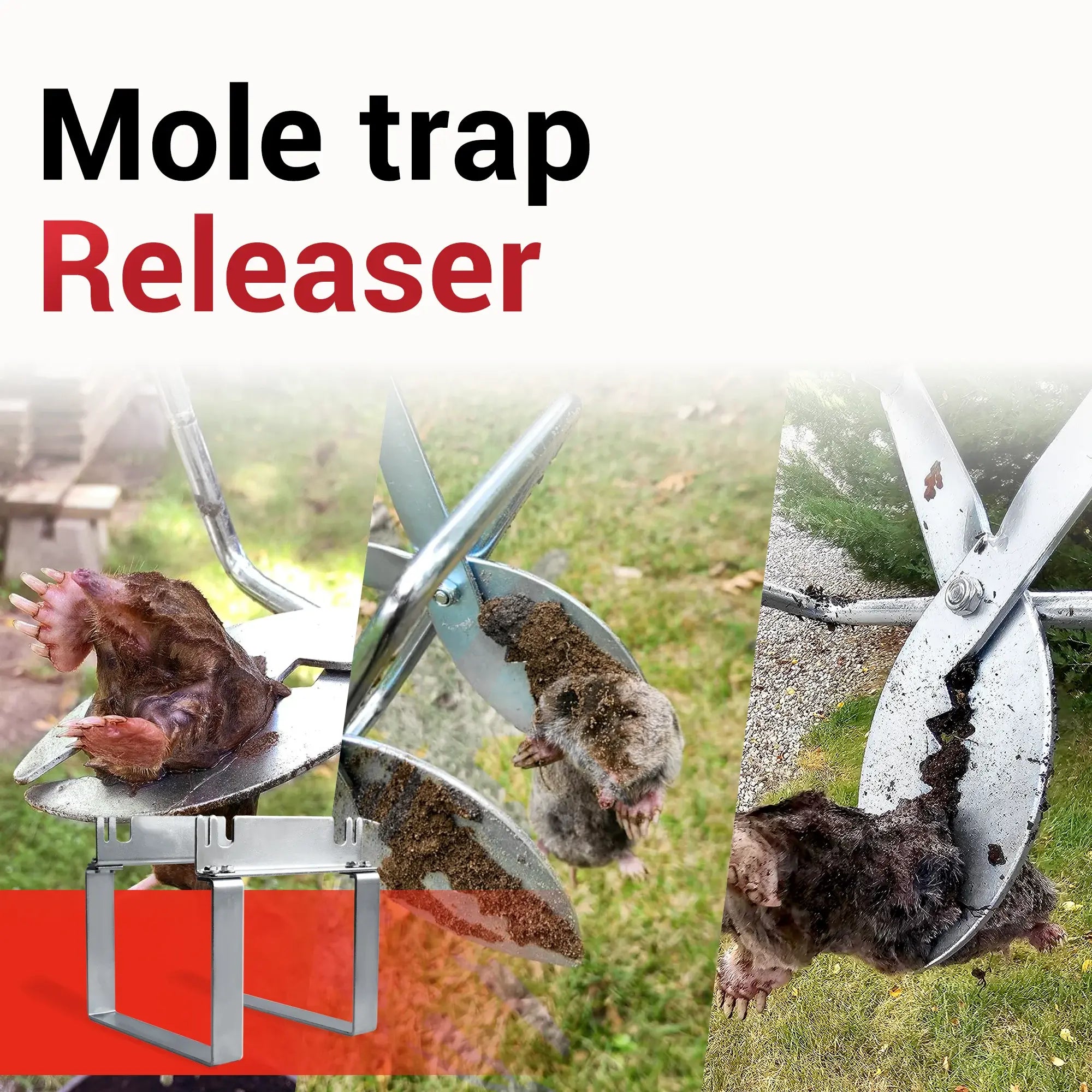 polaflex mole trap releaser. Disigned to releaser the mole 