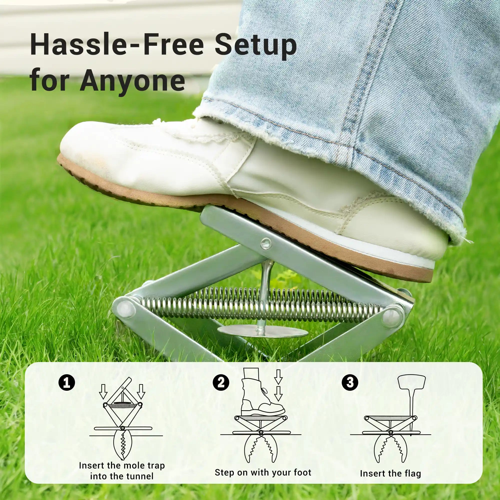 POLAFLEX Jagged Mole Trap 2 Pack - POLAFLEX