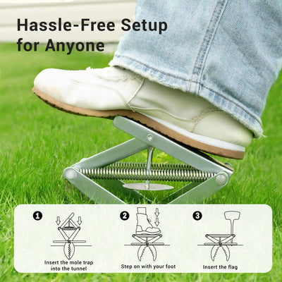 POLAFLEX Jagged Mole Trap 2 Pack - POLAFLEX