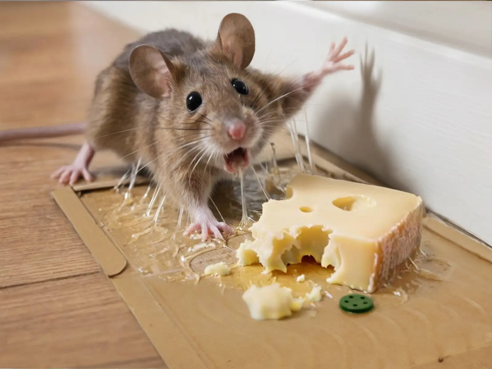 Instant-catching glue mouse trap for faster and cleaner indoor mouse control