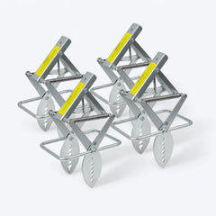 POLAFLEX Jagged Mole Trap 4-Pack – Built for Medium to Large Yards (Up to 1 Acre)
