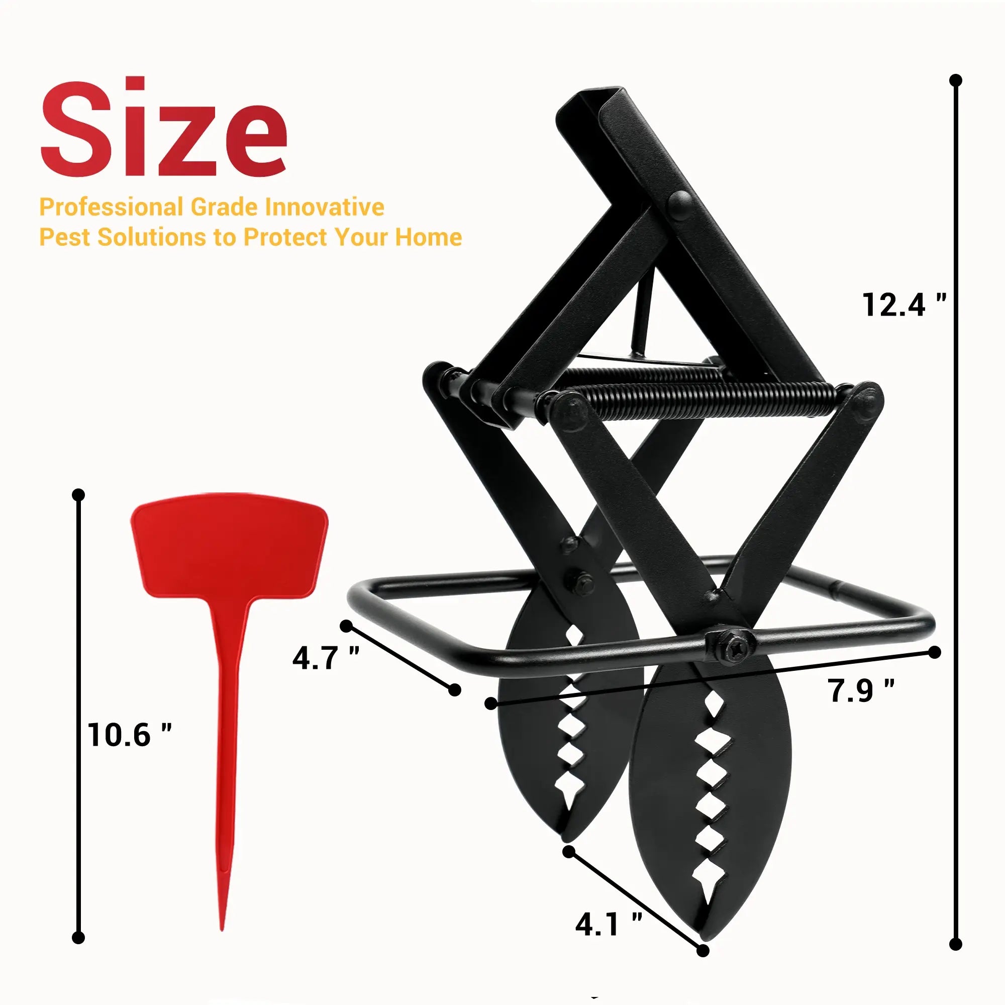 mole trap size. professional grade innovative pest solutions to protect your home